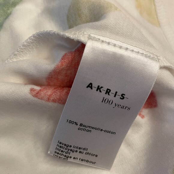 Gorgeous Akris Heart Prints Cotton Top: Size L/XL - Picture 10 of 12